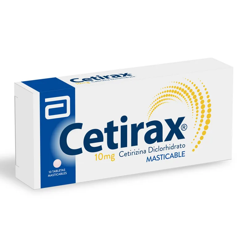 Cetirax 10 mg 10 tabletas