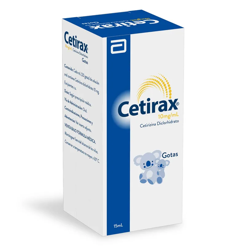Cetirax gotas 10 mg 15 mL