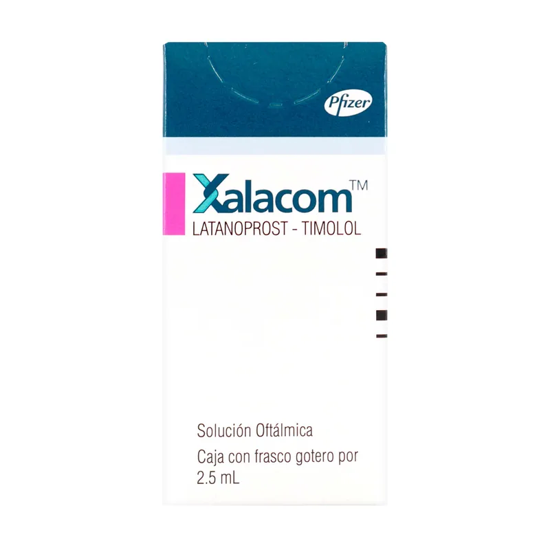 Xalacom solución oftálmico 2.5 mL