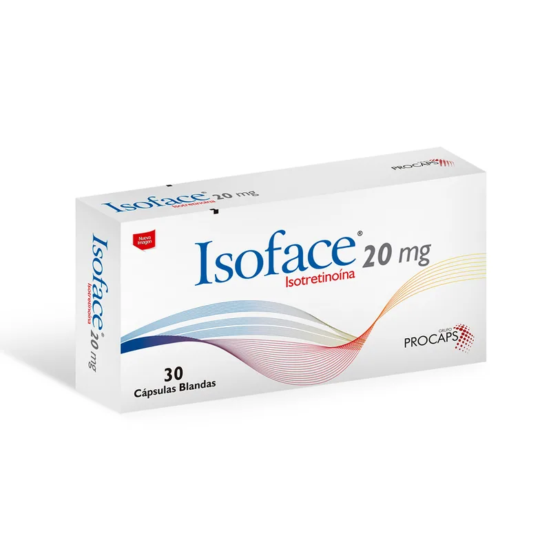 Isoface 20 mg 30 cápsulas