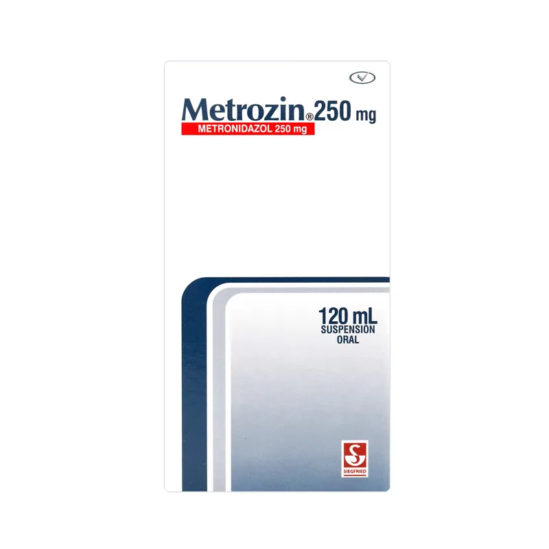 Metrozin 250 mg jarabe 120 mL