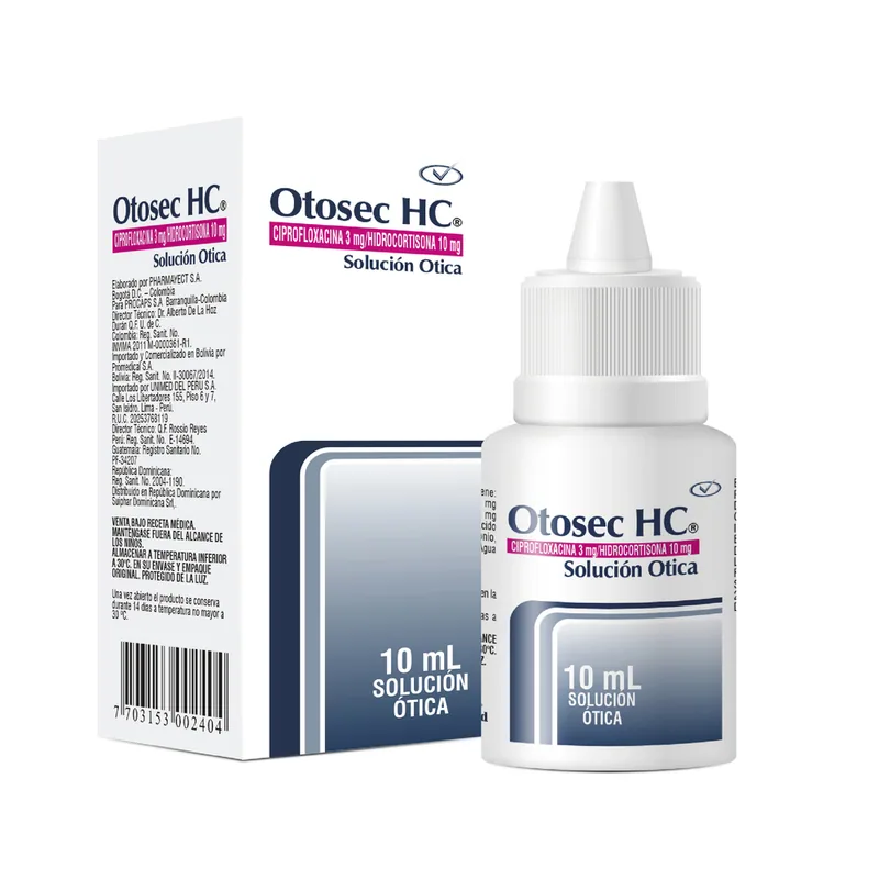 Otosec Hc 0.3% gotas 10 mL