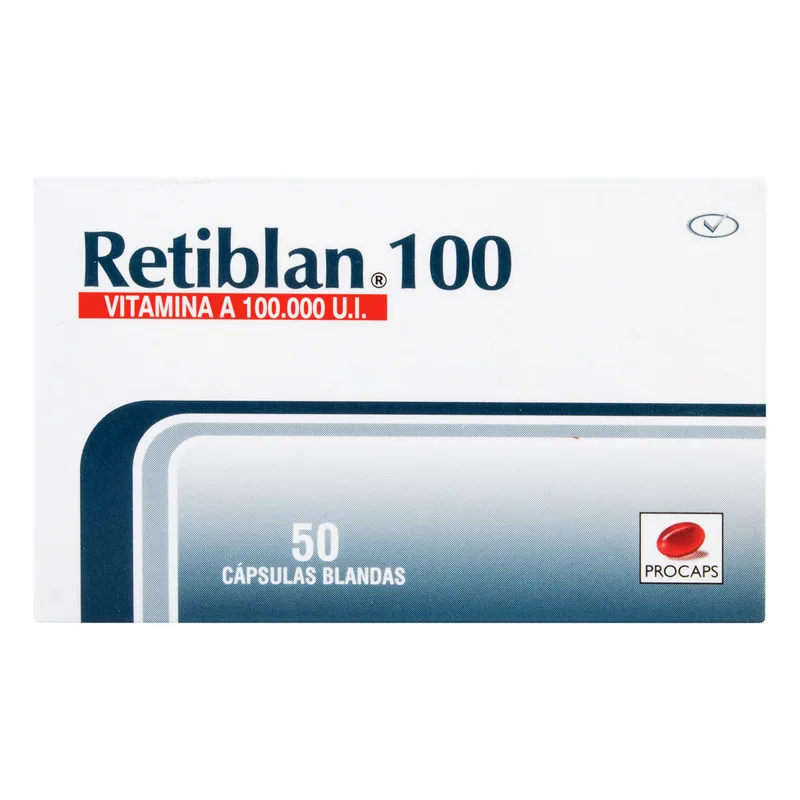 Retiblan 100 mg 50 cápsulas