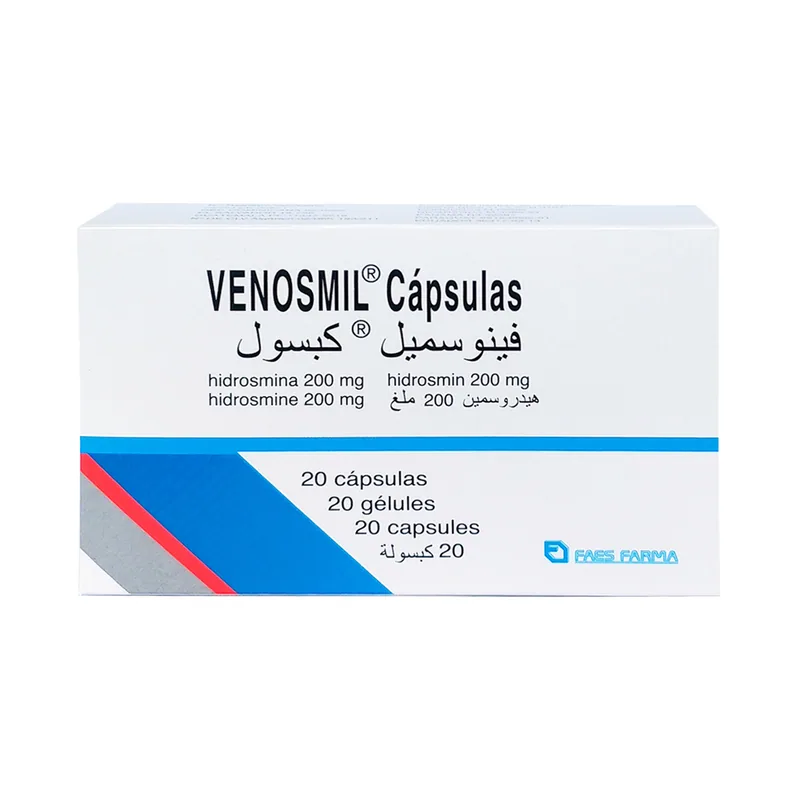 Venosmil 200 mg 20 cápsulas
