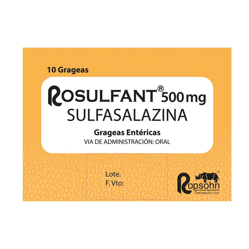 Rosulfant 500 mg 10 grageas Enter