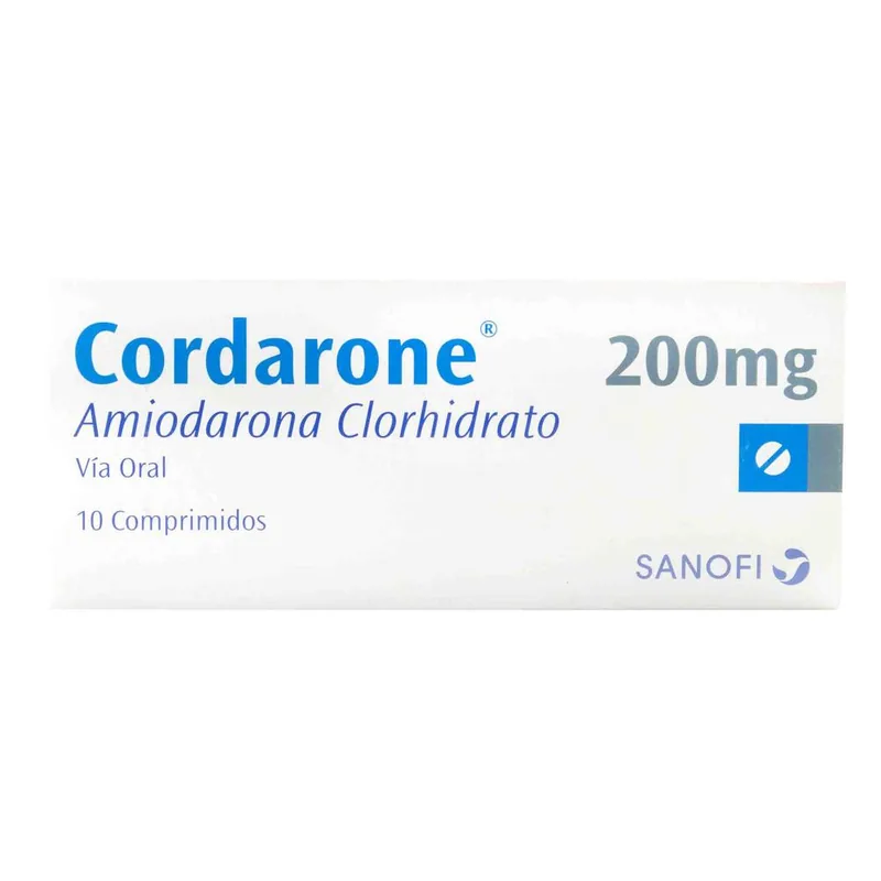 Cordarone 200 mg 10 tabletas