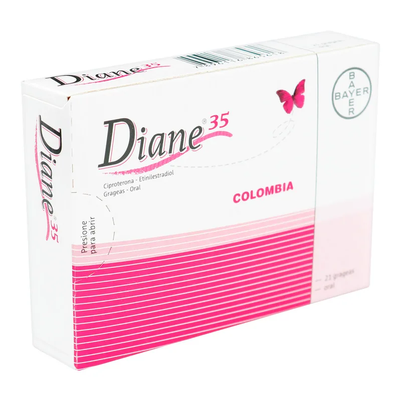 Diane 35 21 grageas