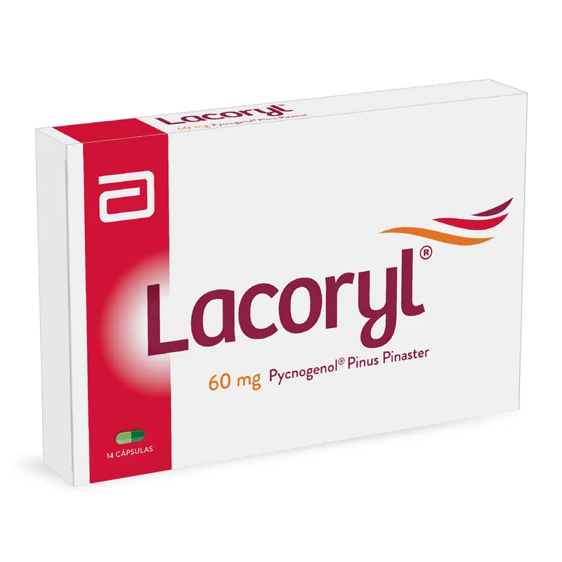 Lacoryl 60 mg 14 cápsulas