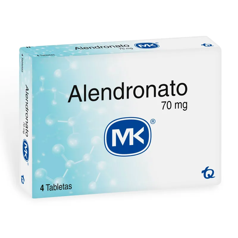Alendronato 70 mg 4 tabletas MK
