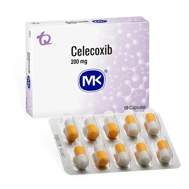 Celecoxib 200 mg 10 cápsulas MK