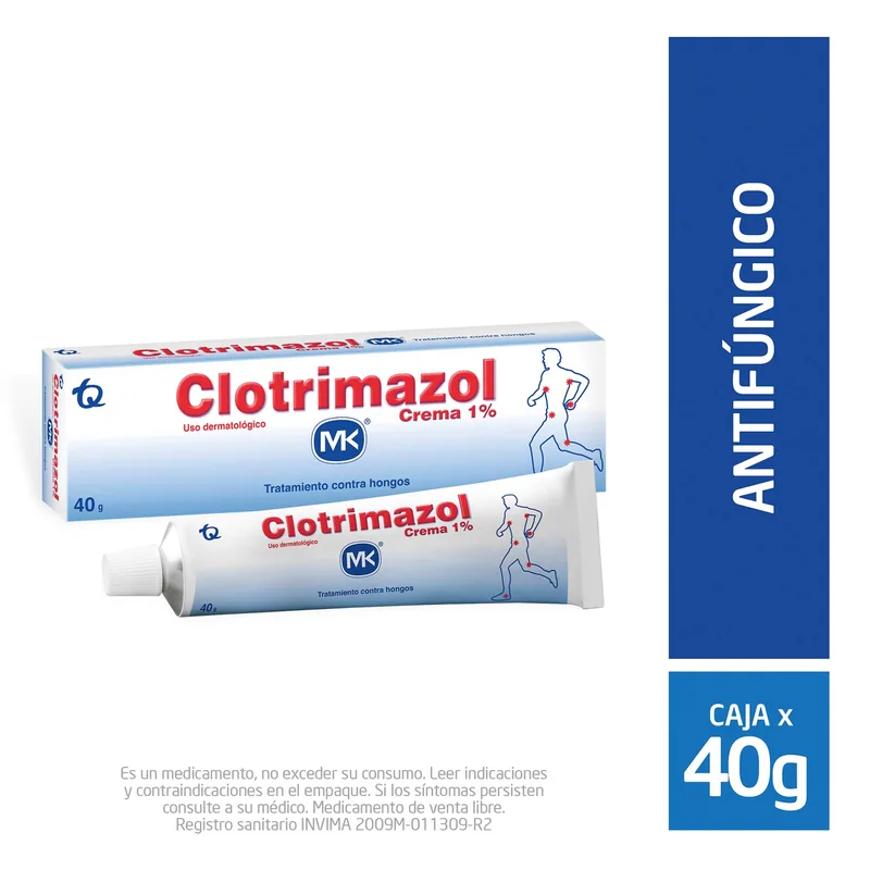 Clotrimazol 1% crema tópica 40 g MK