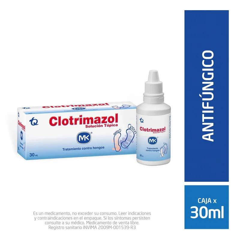 Clotrimazol 1% solución 30 mL MK