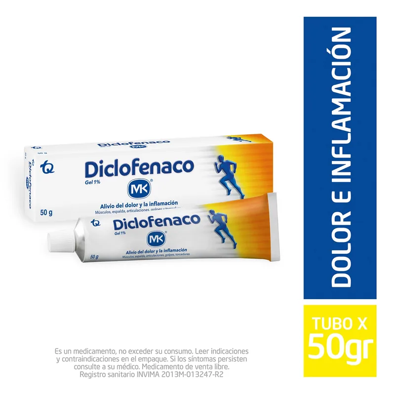 Diclofenaco 1% Gel 50 g MK