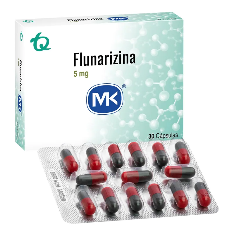 Flunarizina 5 mg 30 cápsulas MK