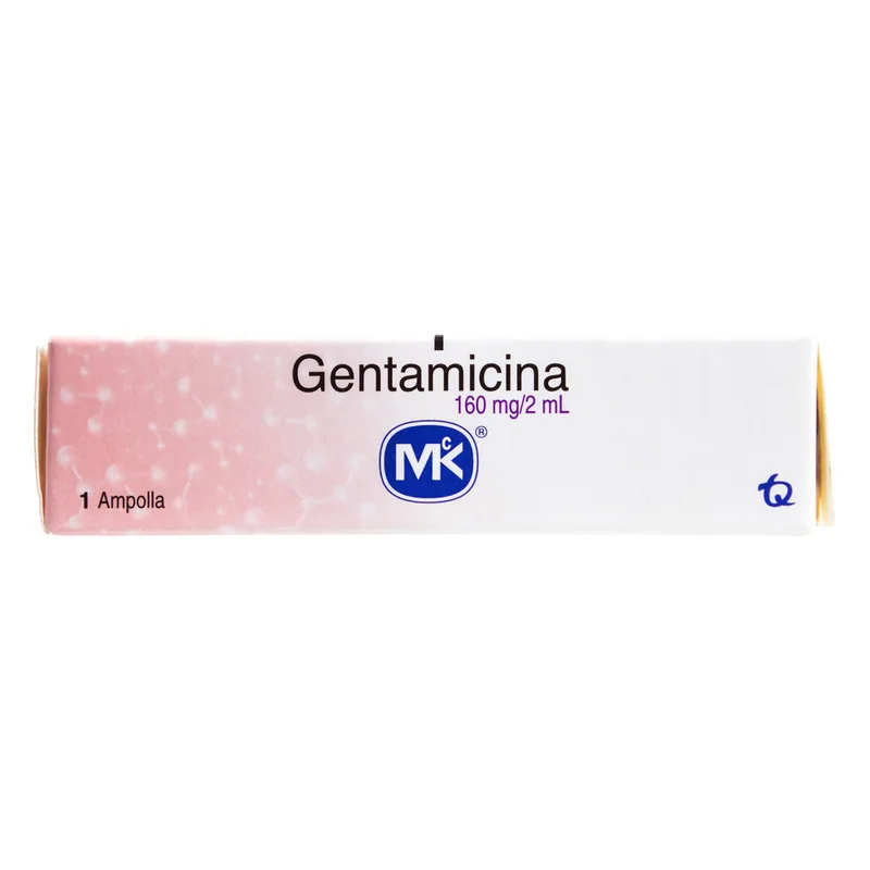 Gentamicina 160 mg ampollas MK