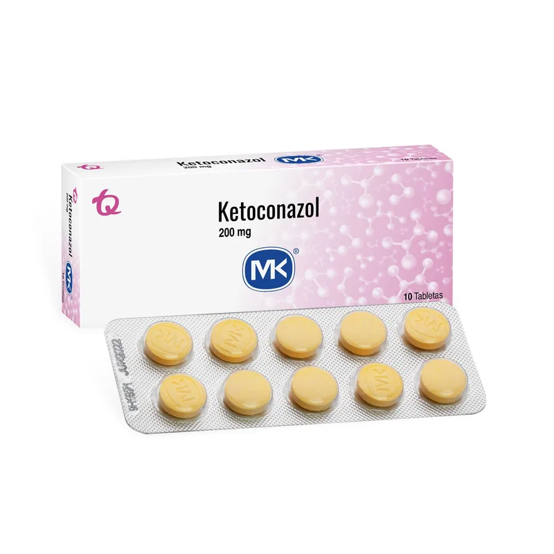 Ketoconazol 200 mg 10 tabletas MK