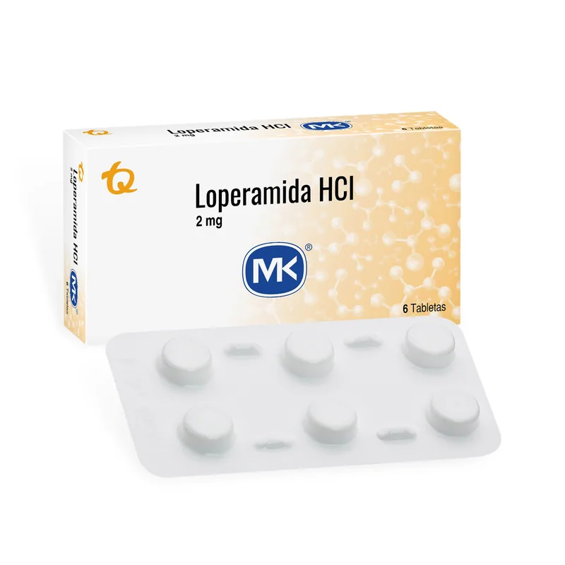 Loperamida 2 mg 6 tabletas MK