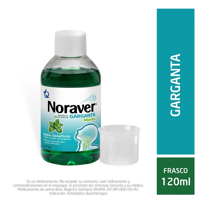 Noraver Menta Repuesto 120 mL