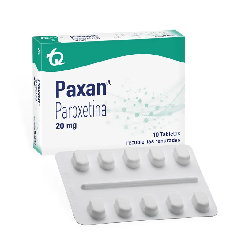 Paxan 20 mg 10 tabletas