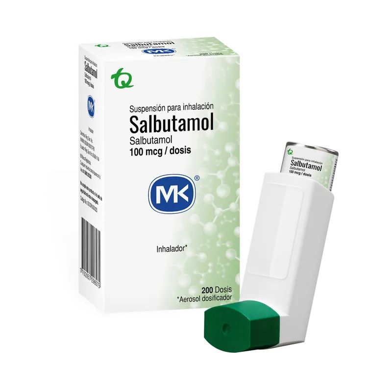 Salbutamol Inhalador 200 dosis MK