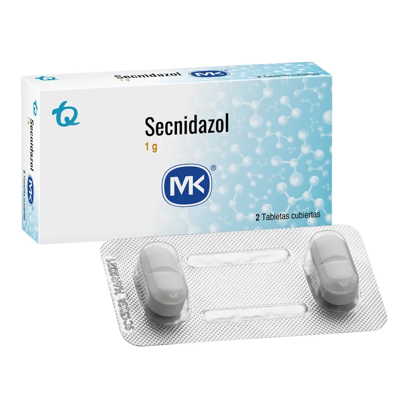 Secnidazol 1 g 2 tabletas MK