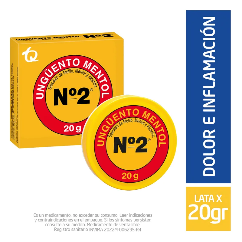 Ungüento Mentol # 2 20 g