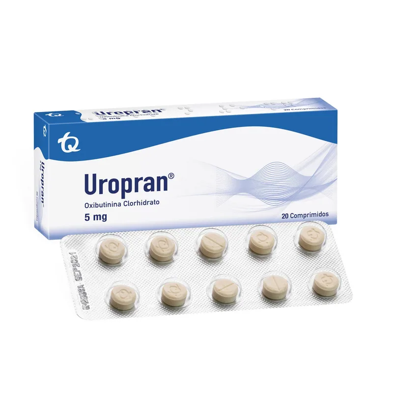 Uropran 5 mg 20 tabletas