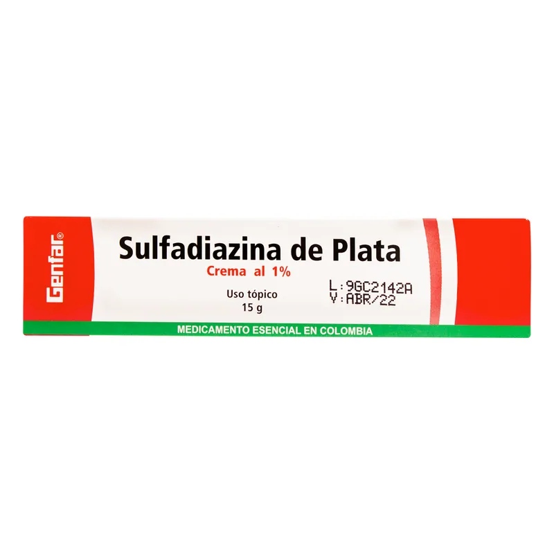 Sulfadiazina de Plata 15 g GF