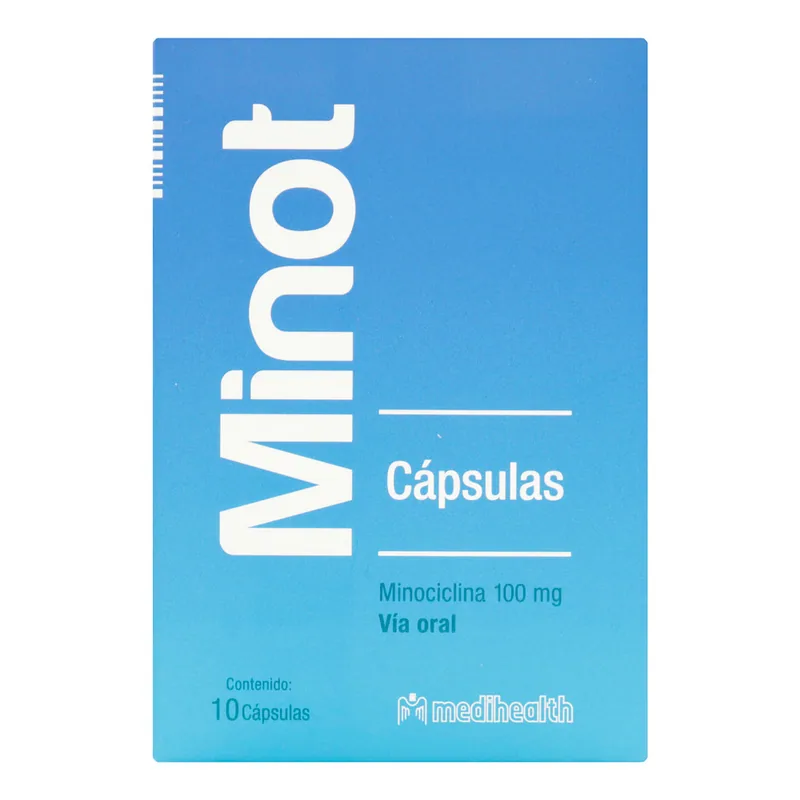 Minot 100 mg 10 cápsulas