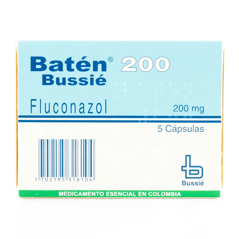 Baten 200 mg 5 cápsulas