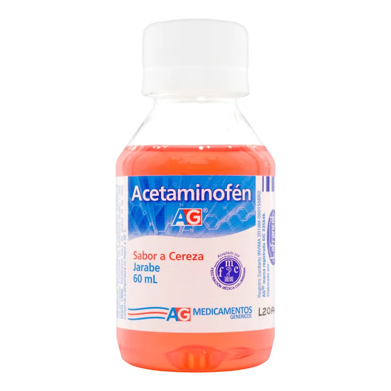 Acetaminofén 150 mg jarabe 60 mL AG