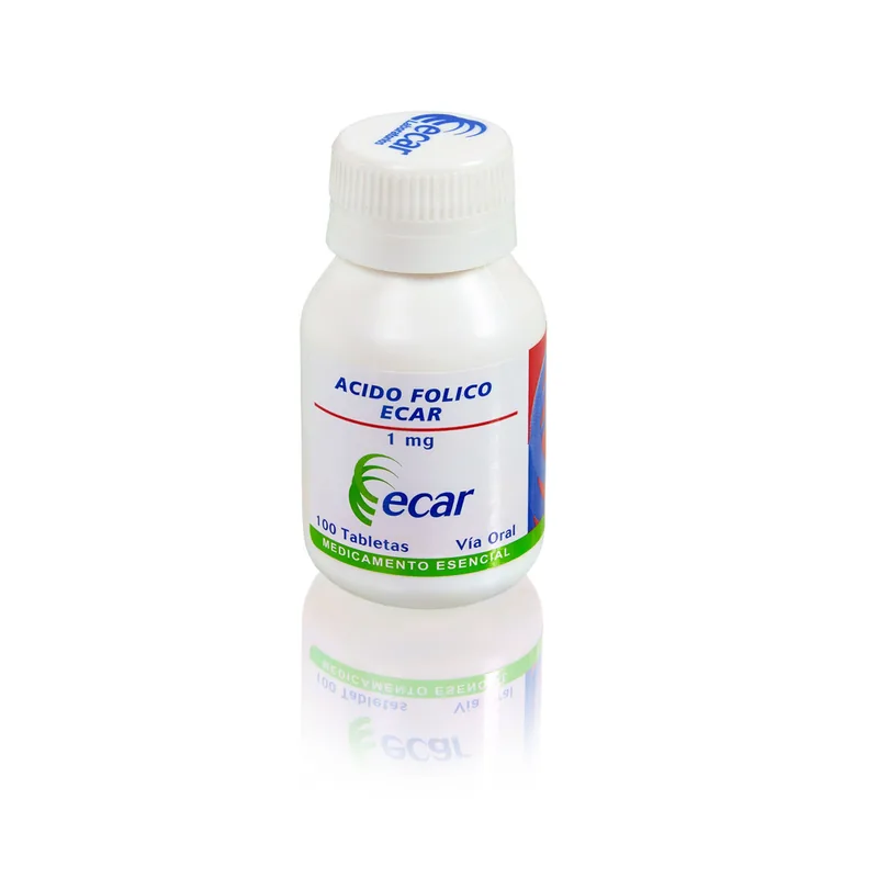 Ácido fólico 1 mg 100 tabletas EC