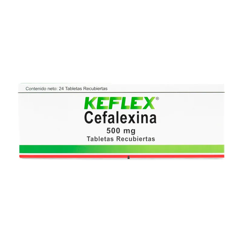 Keflex 500 mg 24 cápsulas