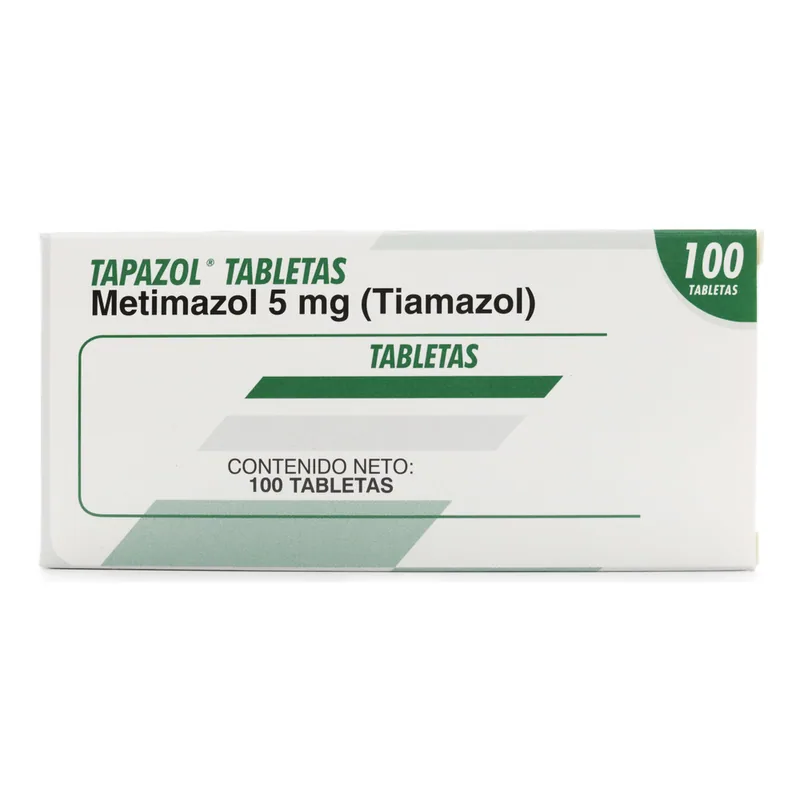 Tapazol 5 mg 100 tabletas