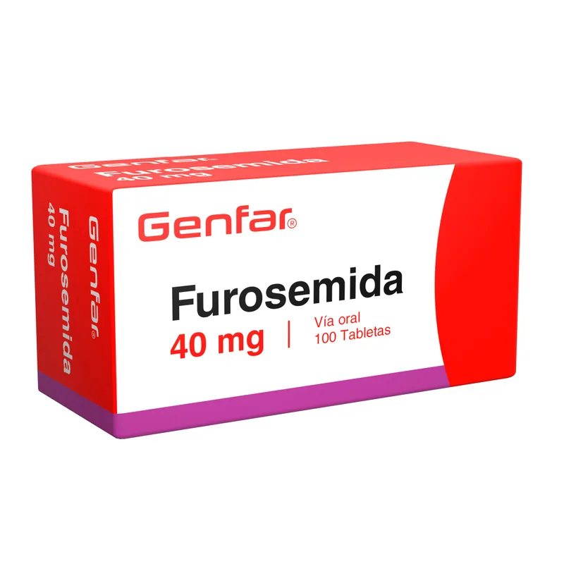 Furosemida 40 mg 100 tabletas GF