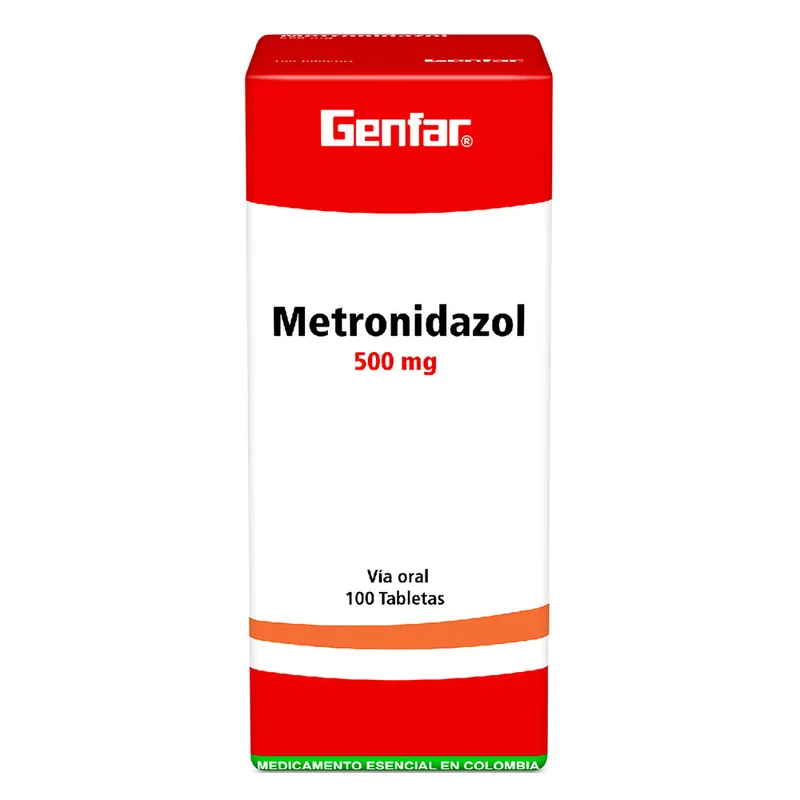 Metronidazol 500 mg 100 tabletas GF