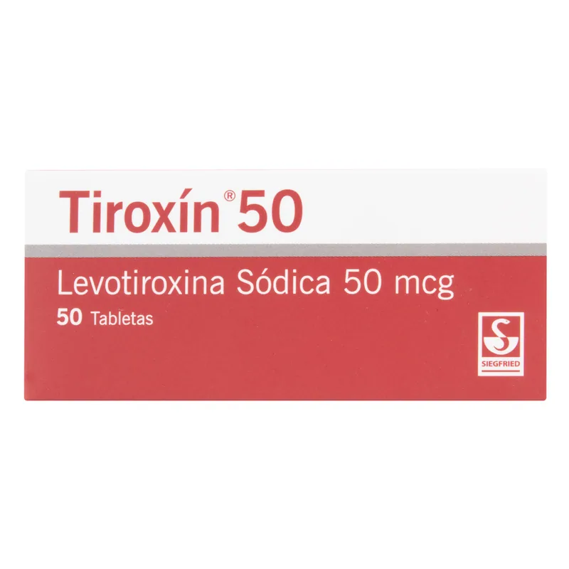 Tiroxin 50 mg 50 tabletas