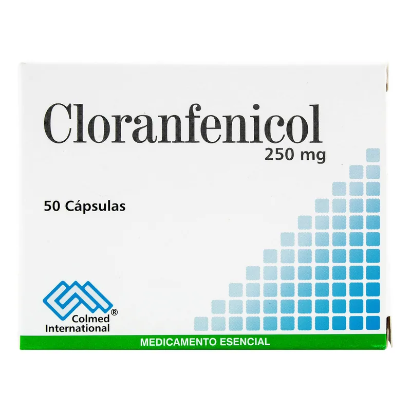 Cloranfenicol 250 mg 50 cápsulas PC