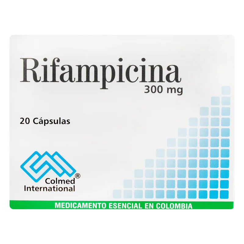 Rifampicina 300 mg 20 cápsulas PC