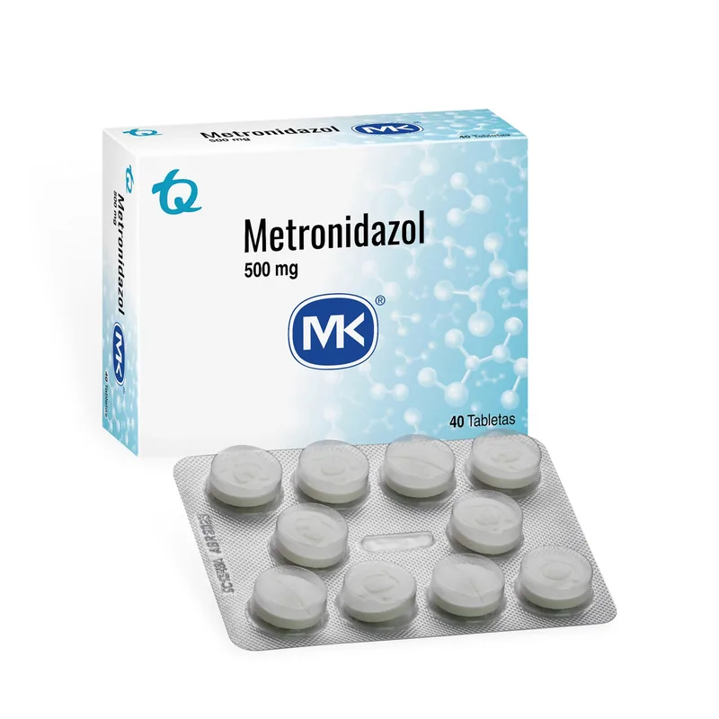 Metronidazol 500 mg 40 tabletas MK