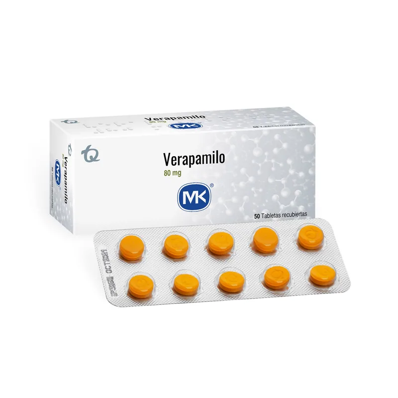 Verapamilo 80 mg 50 tabletas MK