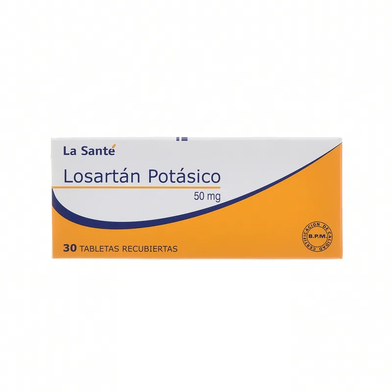 Losartan 50 mg 30 tabletas LS