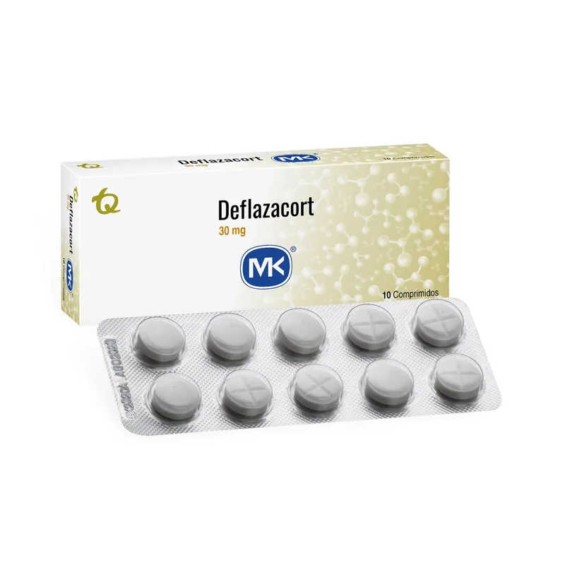 Deflazacort 30 mg 10 tabletas MK