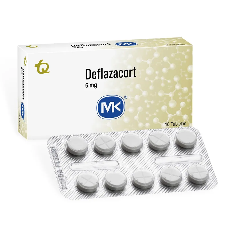 Deflazacort 6 mg 10 tabletas MK