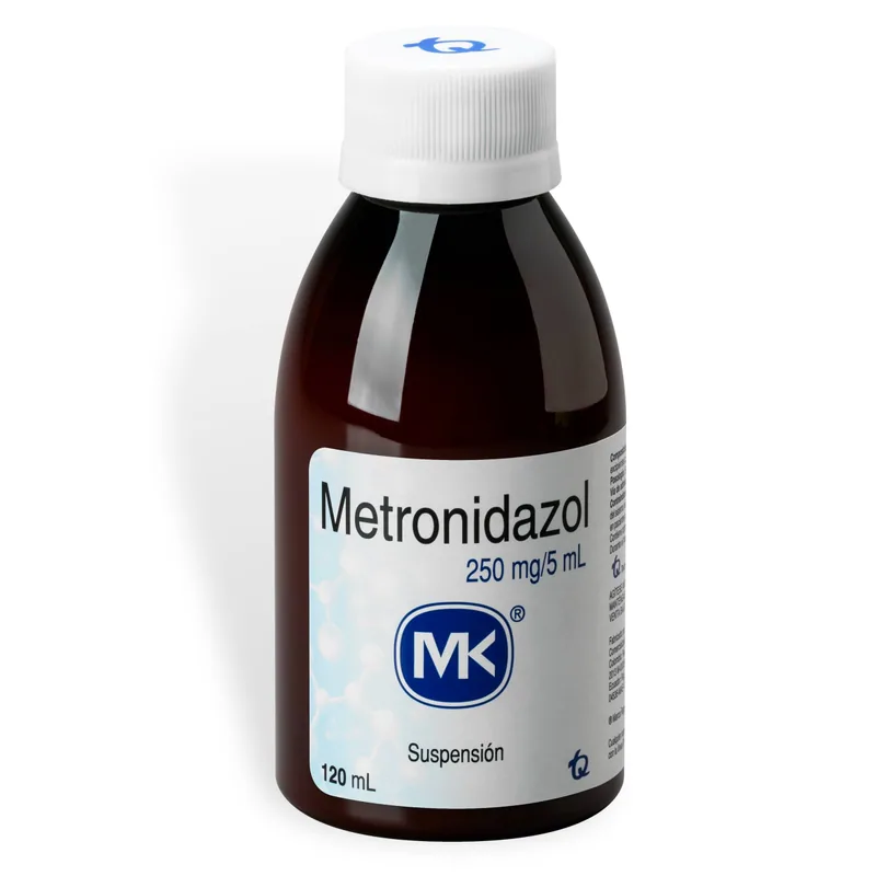Metronidazol 250 mg suspensión 120 mL MK