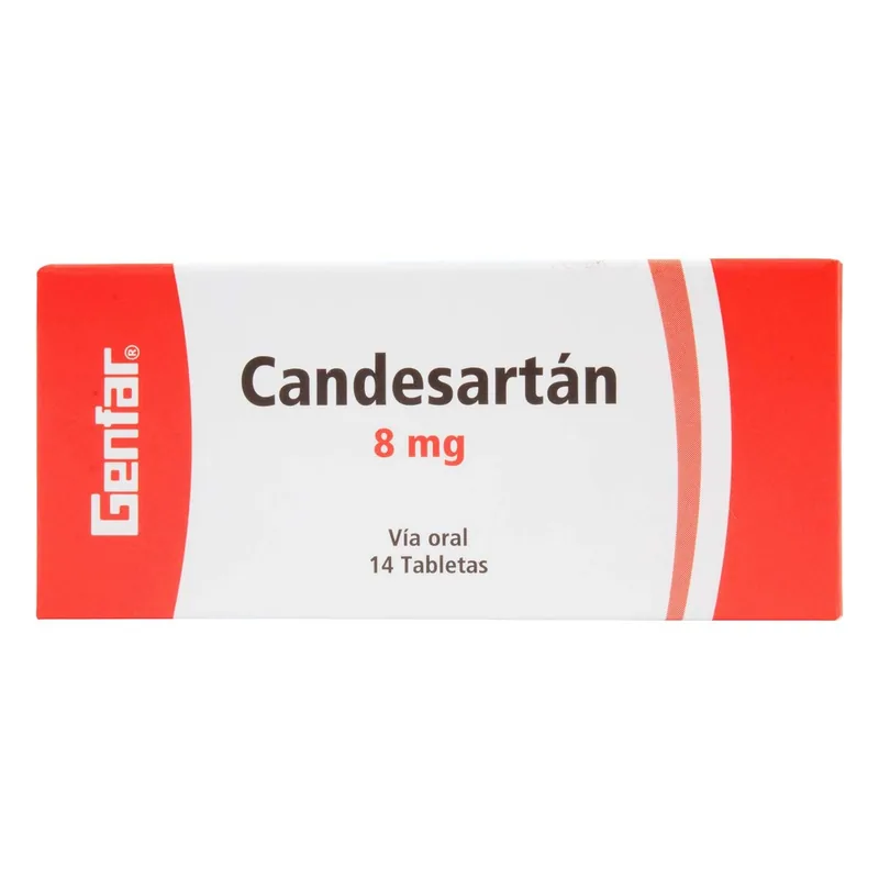 Candesartan 8 mg 14 tabletas GF
