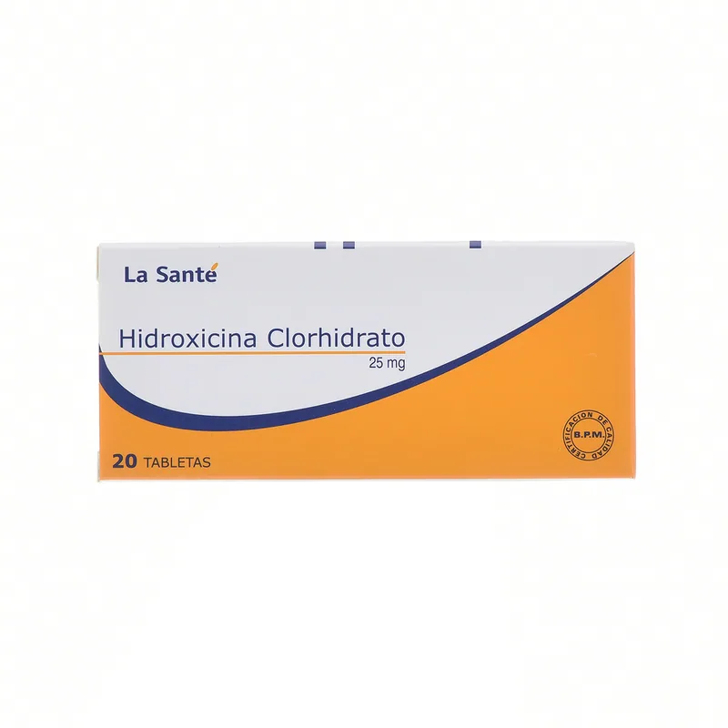 Hidroxicina 25 mg 20 tabletas LS