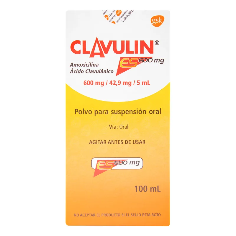 Clavulin Es 600 mg 100 mL