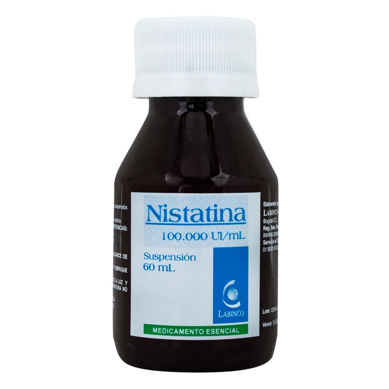 Nistatina suspensión 60 mL Lbc