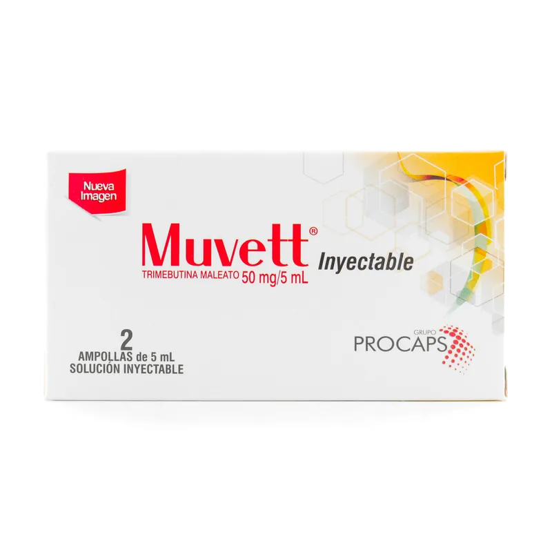 Muvett inyectable 2 ampollas 5 mL